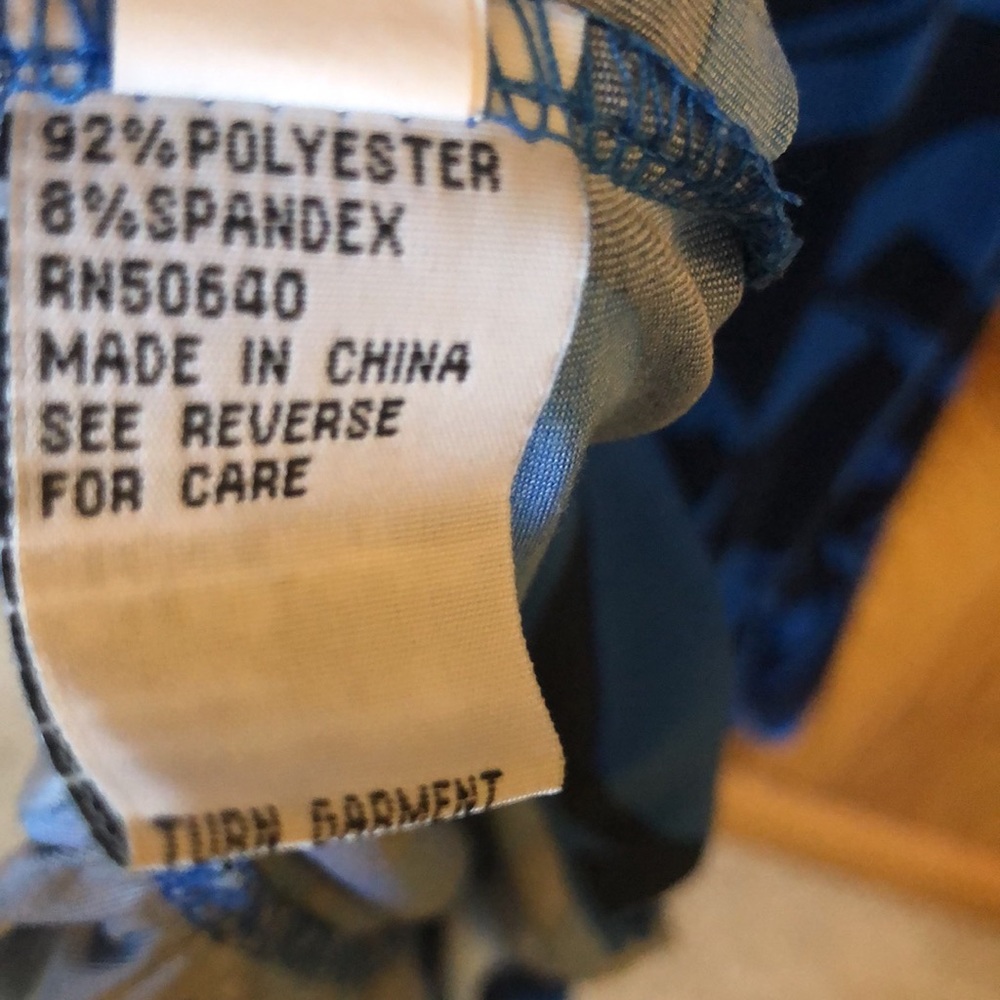 Blue patterned dress - Picture 5 of 5
